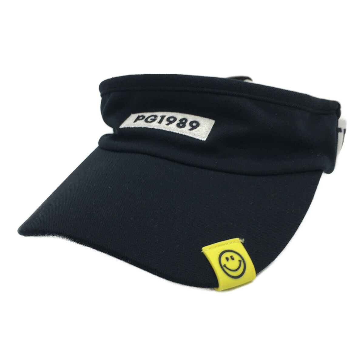 coco 中古【値下げ】 パーリーゲイツ PEARLY GATES サンバイザー フリー ブラック 黒 レターパックプラス発送可 91698拍卖