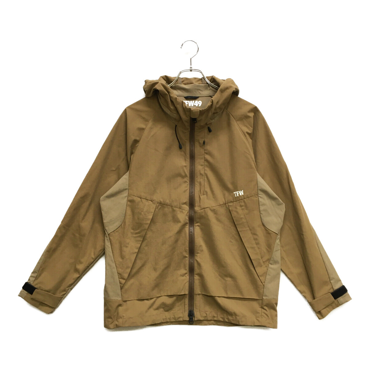 coco 中古【値下げ】 TFW49 メンズ ブルゾン S ベージュ 長袖ダブルジップブルゾン フード付き ANTI FLAME WINDBREAK 92230拍卖