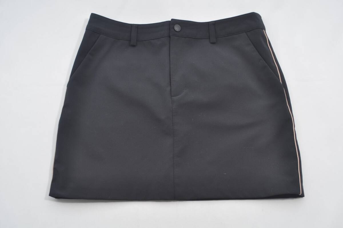 coco 中古【値下げ】テーラーメイド Taylor Made レディース スカート L 黒 ブラック 裏起毛 シンプル レターパックプラス発送可 82504拍卖
