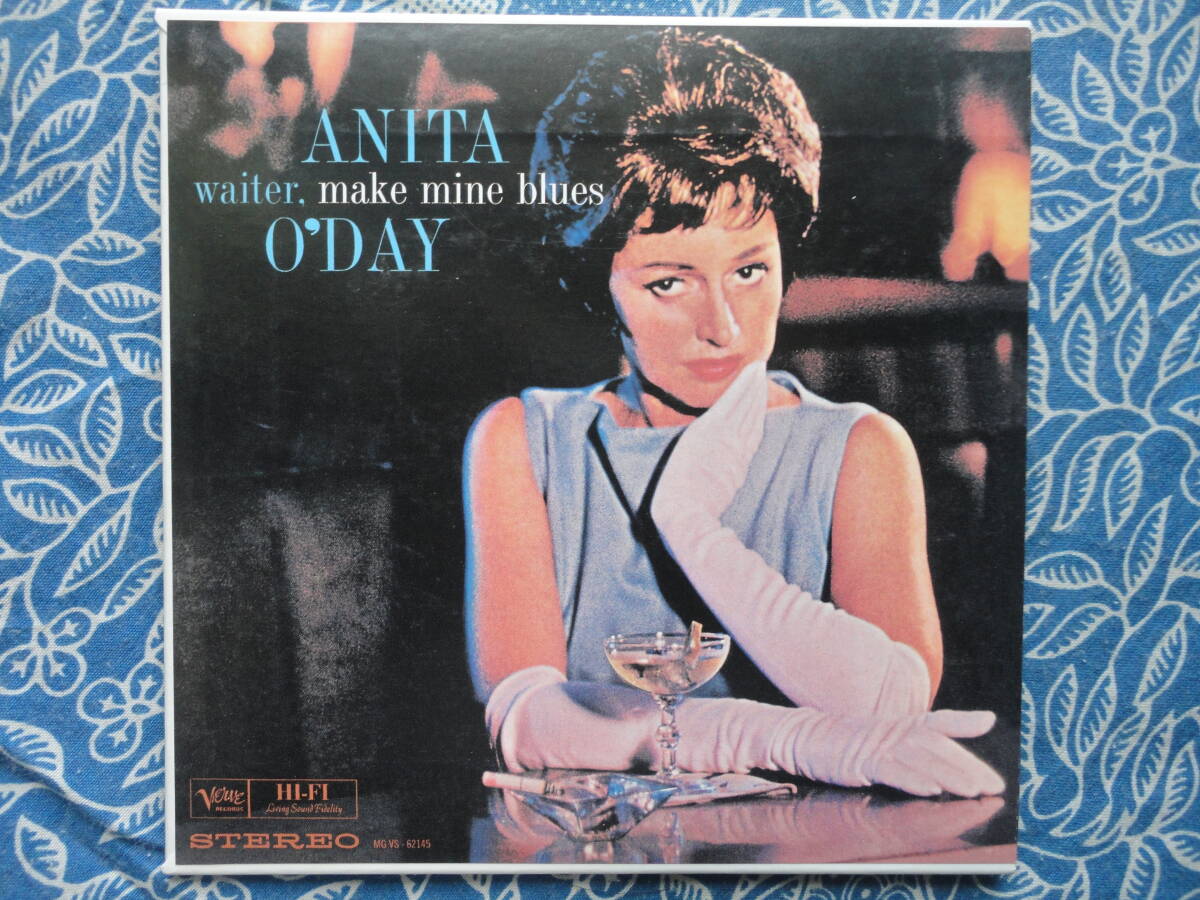 ◇アニタ・オディ/ ウェイター、メイク・マイン・ブルース ■紙ジャケ ※盤面きれいです。 ☆ラッセル・ガルシアのオーケストラをバックに拍卖