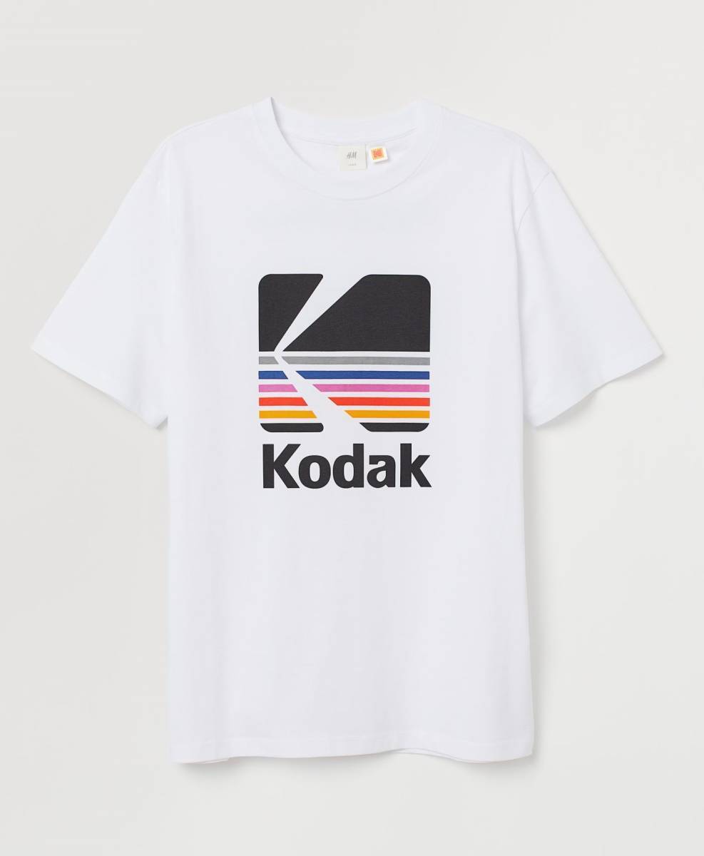 コダック Kodak Tシャツ メンズL フィルム カメラ 企業 ロゴ拍卖