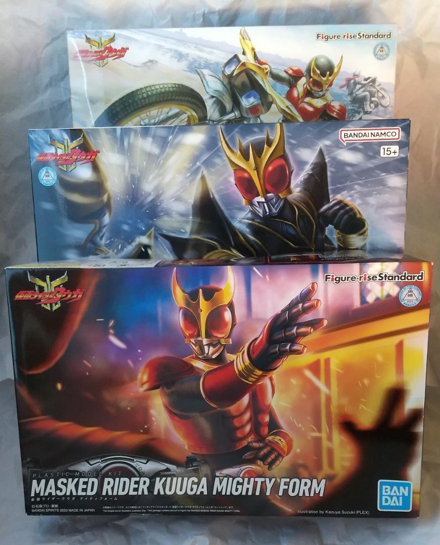 新品未開封 Figure-rise Standard 仮面ライダー クウガ マイティ アルティメット トライチェイサー2000 龍騎 ブレイド カブト セット拍卖