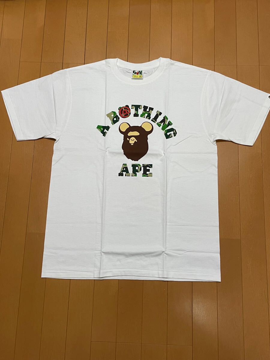 BAPE x BEARBRICK ZOZO限定カラー Tシャツ 新品未使用品 XLサイズ拍卖