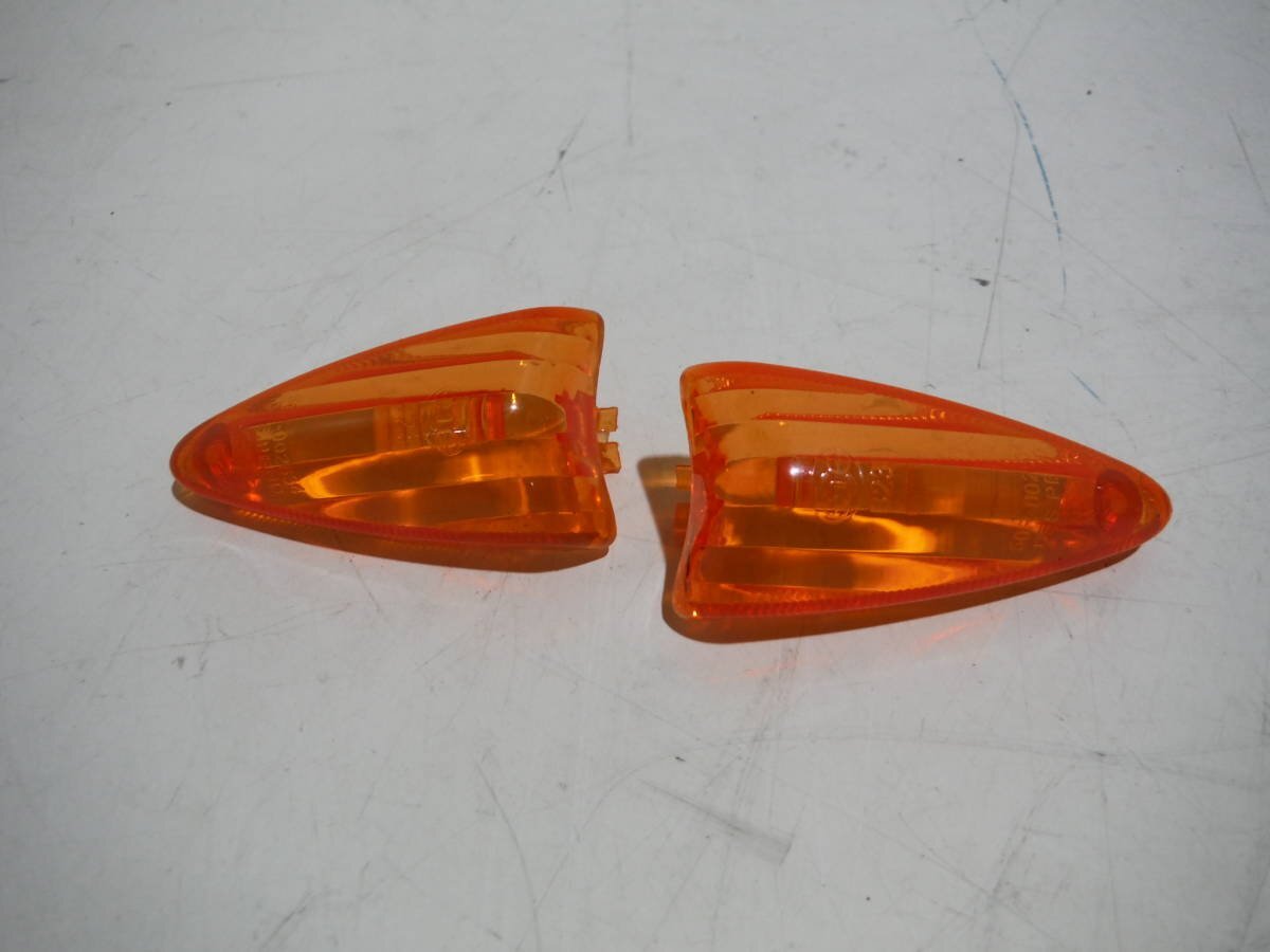 メガリ 250R 純正? ウィンカーレンズ 2個セット拍卖