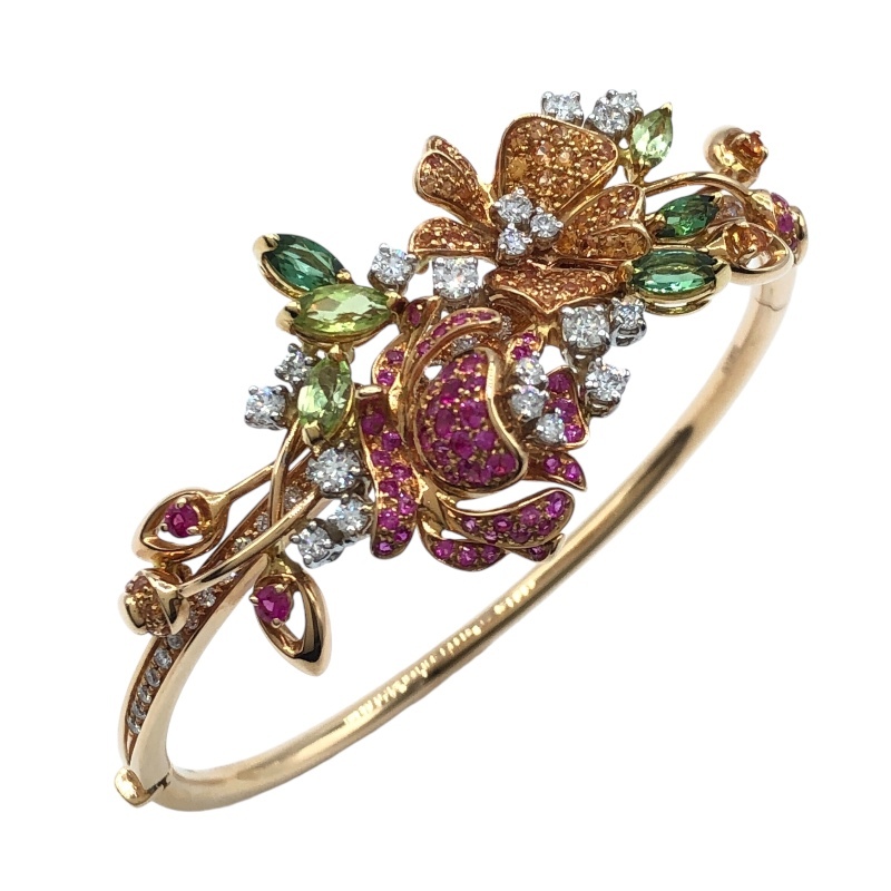 ダミアーニ DAMIANI スプリングタイムバングル K18PG ジュエリー 中古拍卖