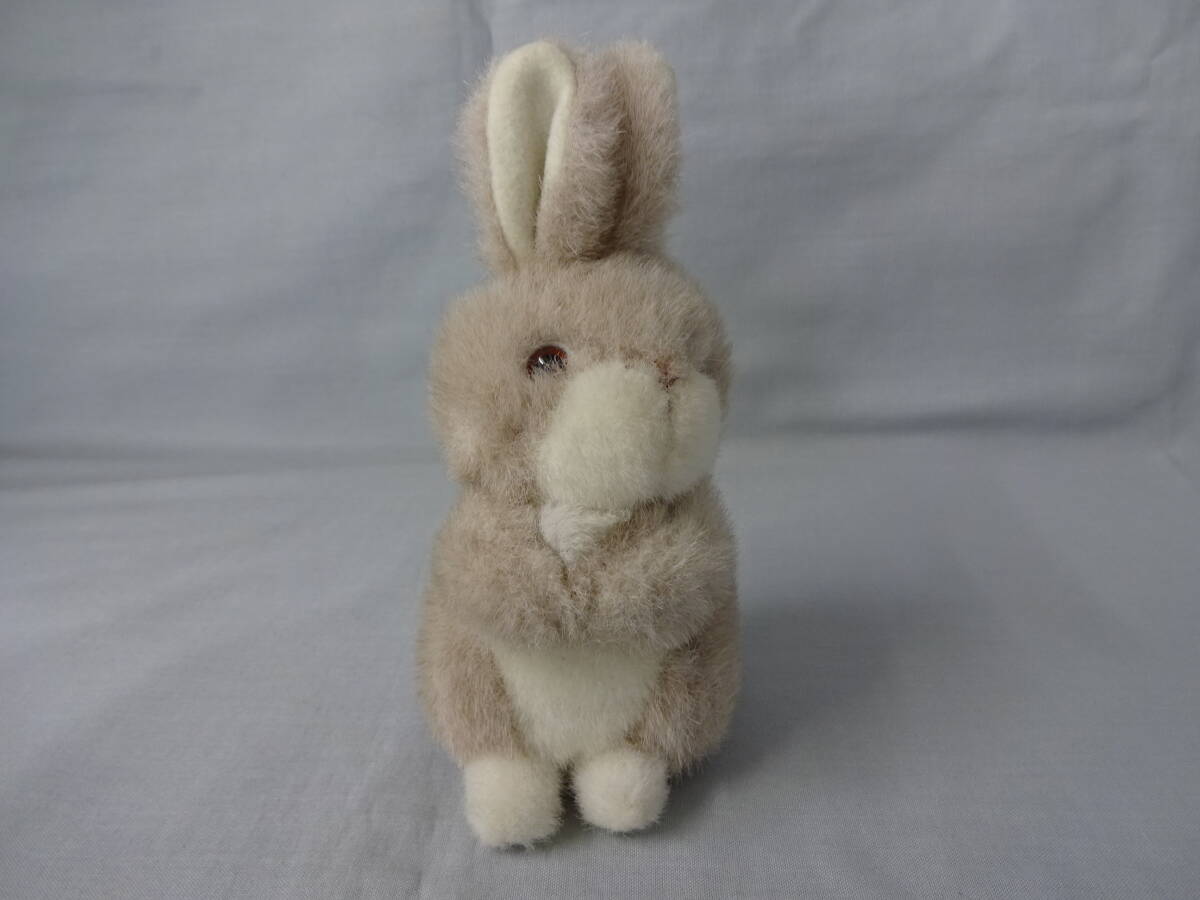うさぎ ウサギ 兎 ぬいぐるみ レトロ レア 高さ約15cm拍卖