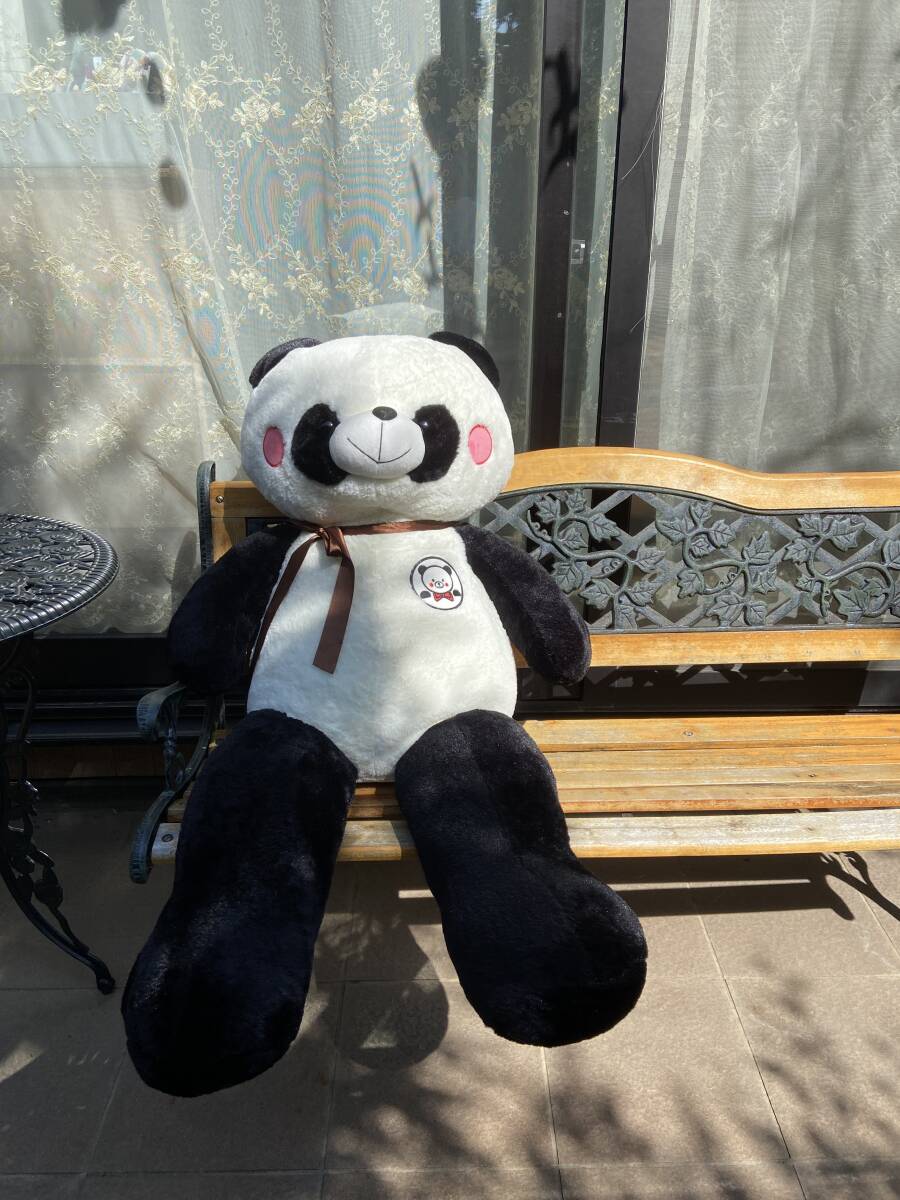 メガ・パンダ 110㎝ 大型 ぬいぐるみ 抱き枕 添い寝枕 おもちゃ ほぼ未使用拍卖