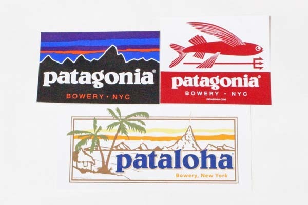 訳あり パタゴニア ステッカー バワリー ニューヨーク 3種セット PATAGONIA BOWERY NYC STICKERS SET パタロハ アメリカ 海外 店舗 シール拍卖