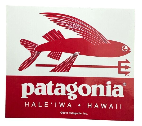 訳有り パタゴニア ステッカー ハレイワ ハワイ トライデントフィッシュ 2011 Ver. PATAGONIA HALEIWA HAWAII アメリカ 店舗限定 魚 海外拍卖