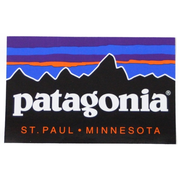 パタゴニア ステッカー セントポール ミネソタ 一列 PATAGONIA ST.PAUL MINNESOTA 海外 店舗 アメリカ USA 州 STICKER フィッツロイ シール拍卖