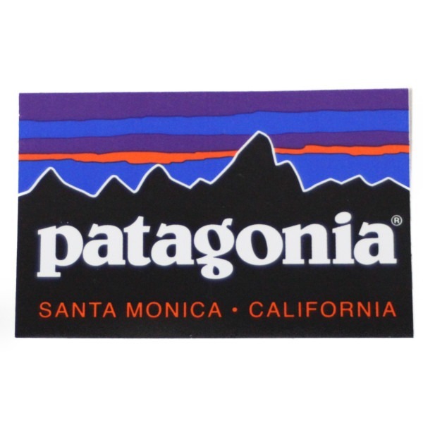 パタゴニア ステッカー サンタモニカ カリフォルニア 一列 PATAGONIA SANTA MONICA STICKER 海外 店舗 アメリカ USA フィッツロイ シール拍卖