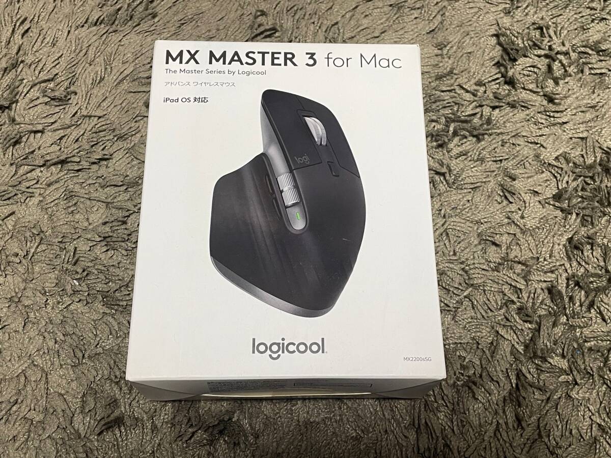 新品未開封 Logicool MX MASTER 3 for Mac MX2200sSG Bluetooth Unifying対応版 スペースグレー拍卖