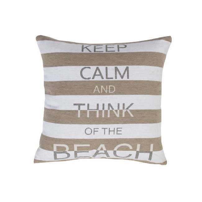 クッション カーム 【ベージュ】 ポリエステル コットン拍卖