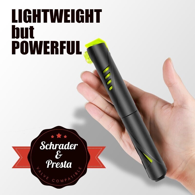 最大 120PSI ポータブルポンプ グリーン 空気入れ エアーポンプ ボール タイヤ インフレーター 自転車拍卖