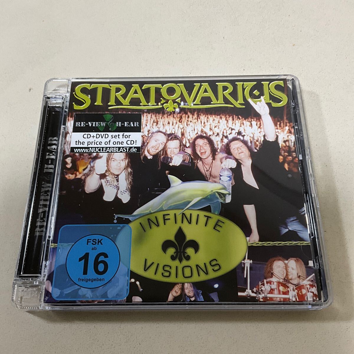 北欧メタル 輸入盤 CD/DVD(PAL方式) STRATOARIUS INFINITE VISIONS拍卖