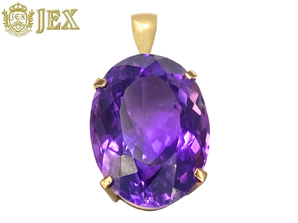 Amethyst K18アメシストペントップ NO.304792拍卖