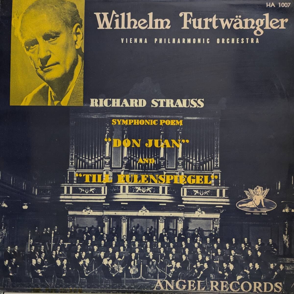 初期LP(HA)盤 ウィルヘルム・フルトヴェングラー/Wiener Phil R.Strauss「ドン・ファン & ティル・オイレンシュピーゲルの愉快な悪戯」拍卖