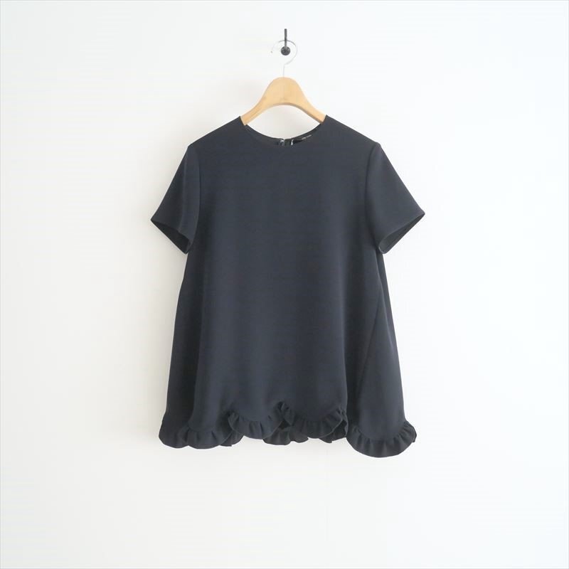 継続販売品 / 未使用 / YOKO CHAN ヨーコチャン / ハーフスリーブヘムペタルブラウス 36 / YCB-324-437 / 2410-2003拍卖