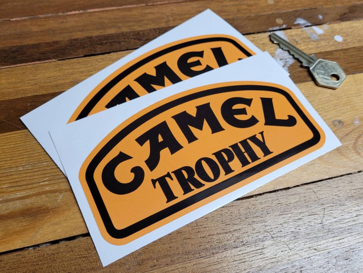 CAMEL TROPHY キャメル 148mm × 72mm 車 バイク ステッカー デカール 送料無料拍卖