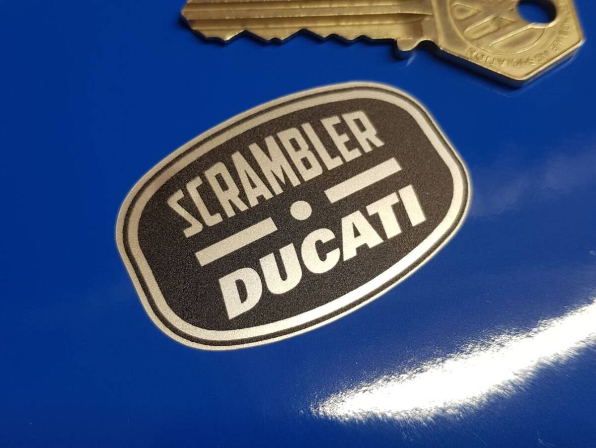 Ducati Scrambler ドゥカティ スクランブラー 50 × 35mm 車 バイク ステッカー デカール 送料無料拍卖