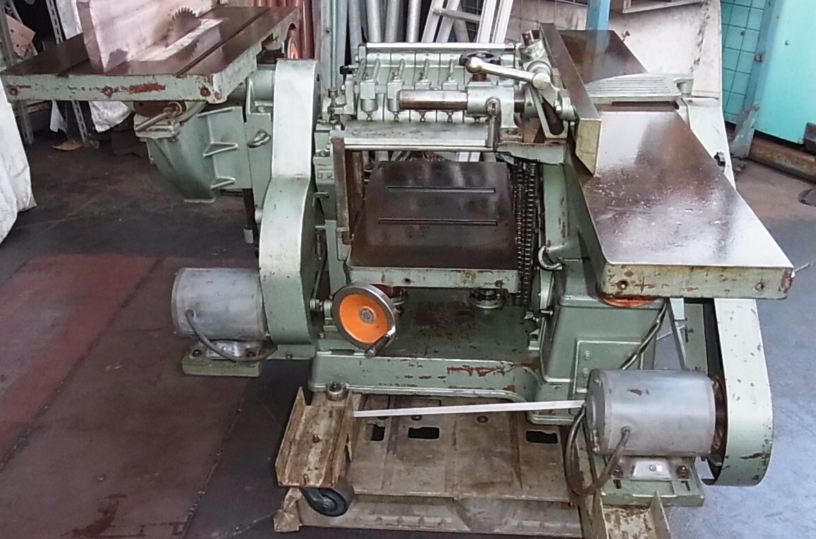 ま常盤工業 自動万能木工機 KY-250昇降盤 AC200V 自動カンナ・丸のこ盤・手押しカンナ 木工作業・大工仕事・プロ仕様 お奨め品拍卖