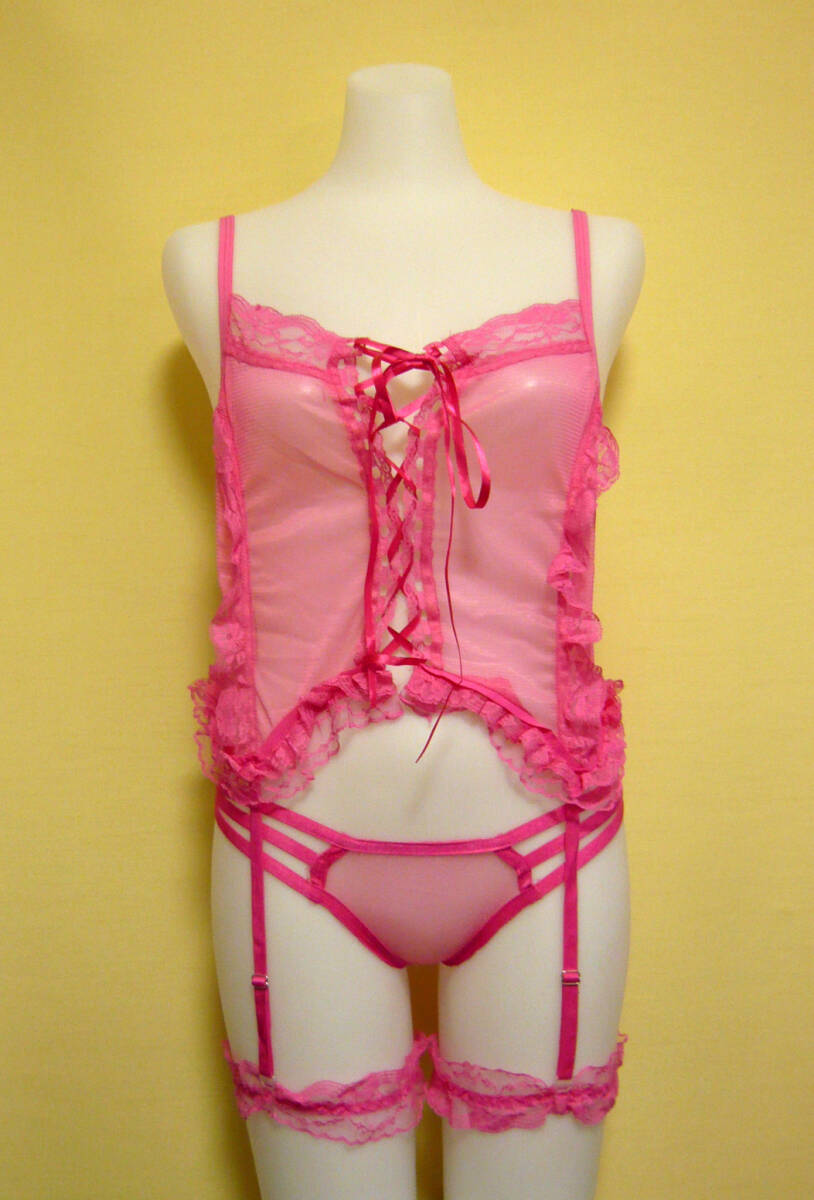 送料込 メッシュスリーインワン ピンク拍卖