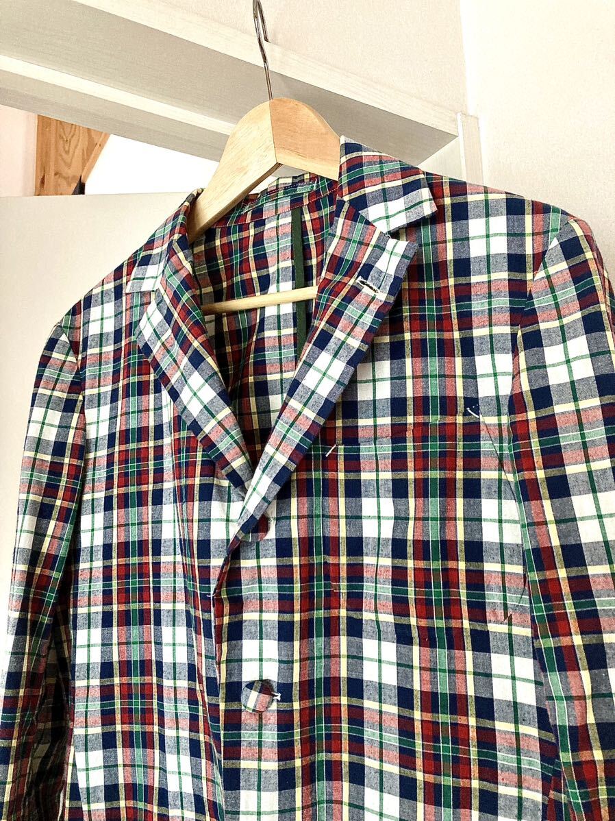 Hidetaka Yamane テーラードジャケット チェック柄 日本製拍卖