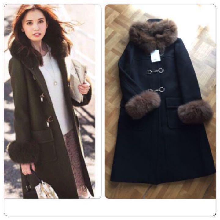 Arpege story限定 新品タグ付きジャスグリッティー ロングダッフルコート拍卖