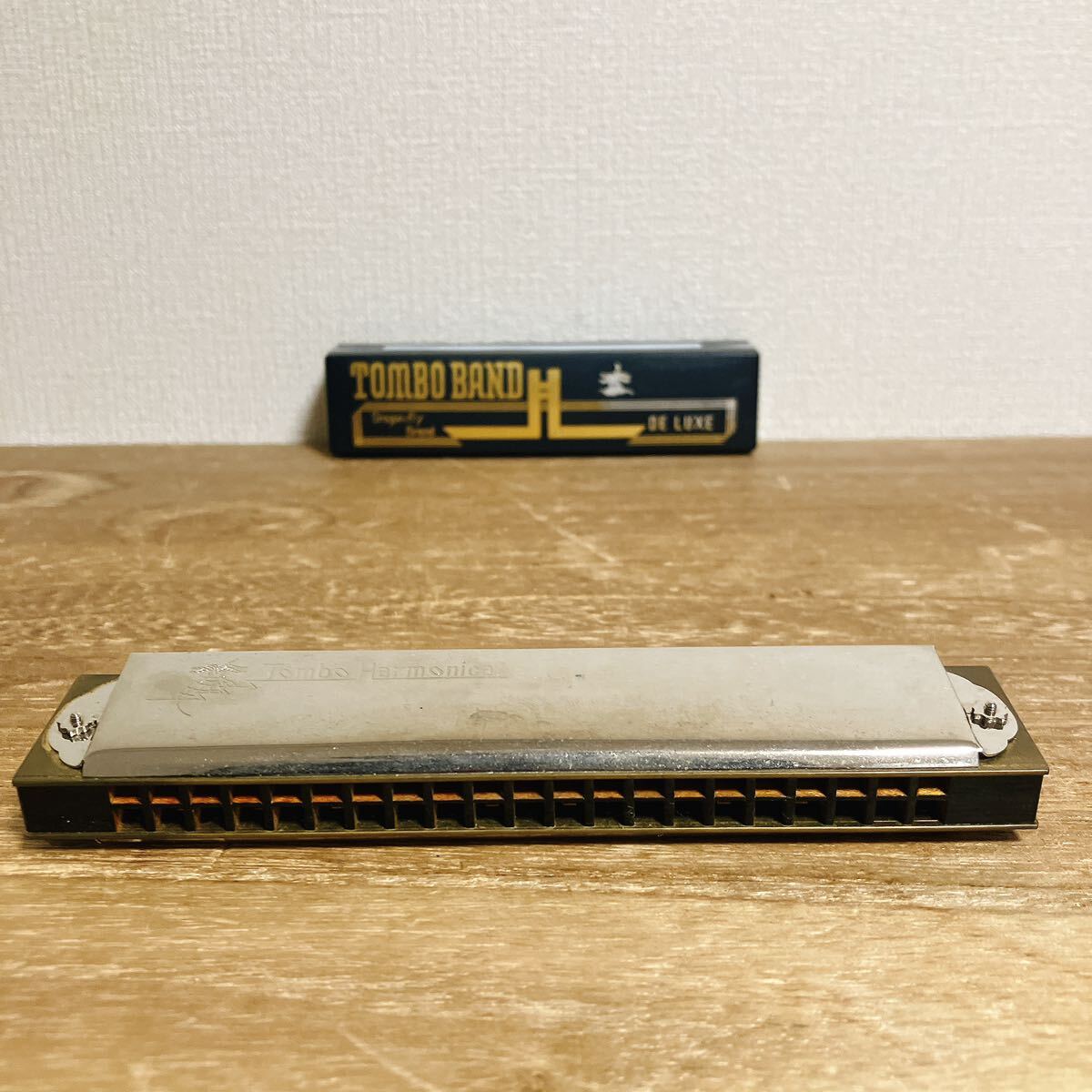 TOMBO BAND DELUXE ハーモニカ 1521 C MAJOR Dragon-flyトンボバンド デラックス ドラゴンフライ メジャー ケース付拍卖