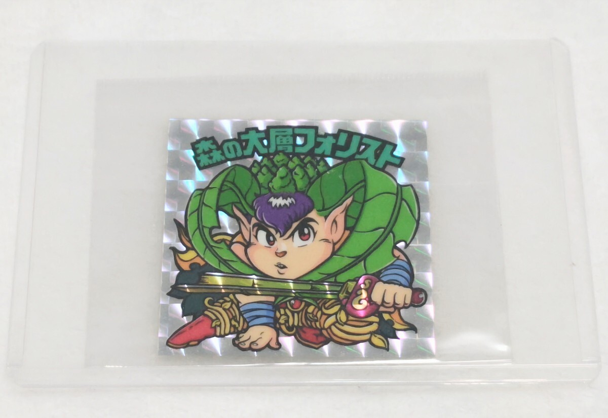 ♪『森の大層フォリスト』♪F-BLAZON ビックリマン風 マイナーシール 悪魔VS天使シール カードケースにて保管♪拍卖