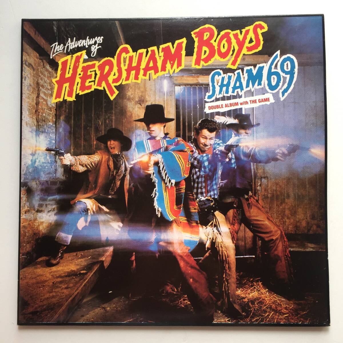 ◆Sham69 The Adventures of Hersham boys & The Game ダブルアルバム LP レコード シャム69 89年製 検 Sex pistols拍卖