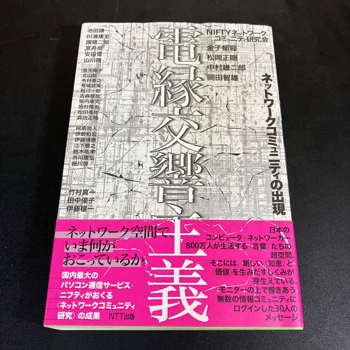 24-10-14『 電縁交響主義 ネットワークコミュニティの出現』NIFTYネットワークコミュニティ研究会 NTT出版 1997年初版 帯付き拍卖