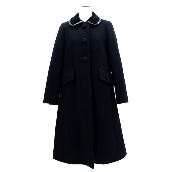 ★ マークジェイコブス ステンカラーコート ブラック タグ付き サイズ0 M4005930 (0220501437)拍卖