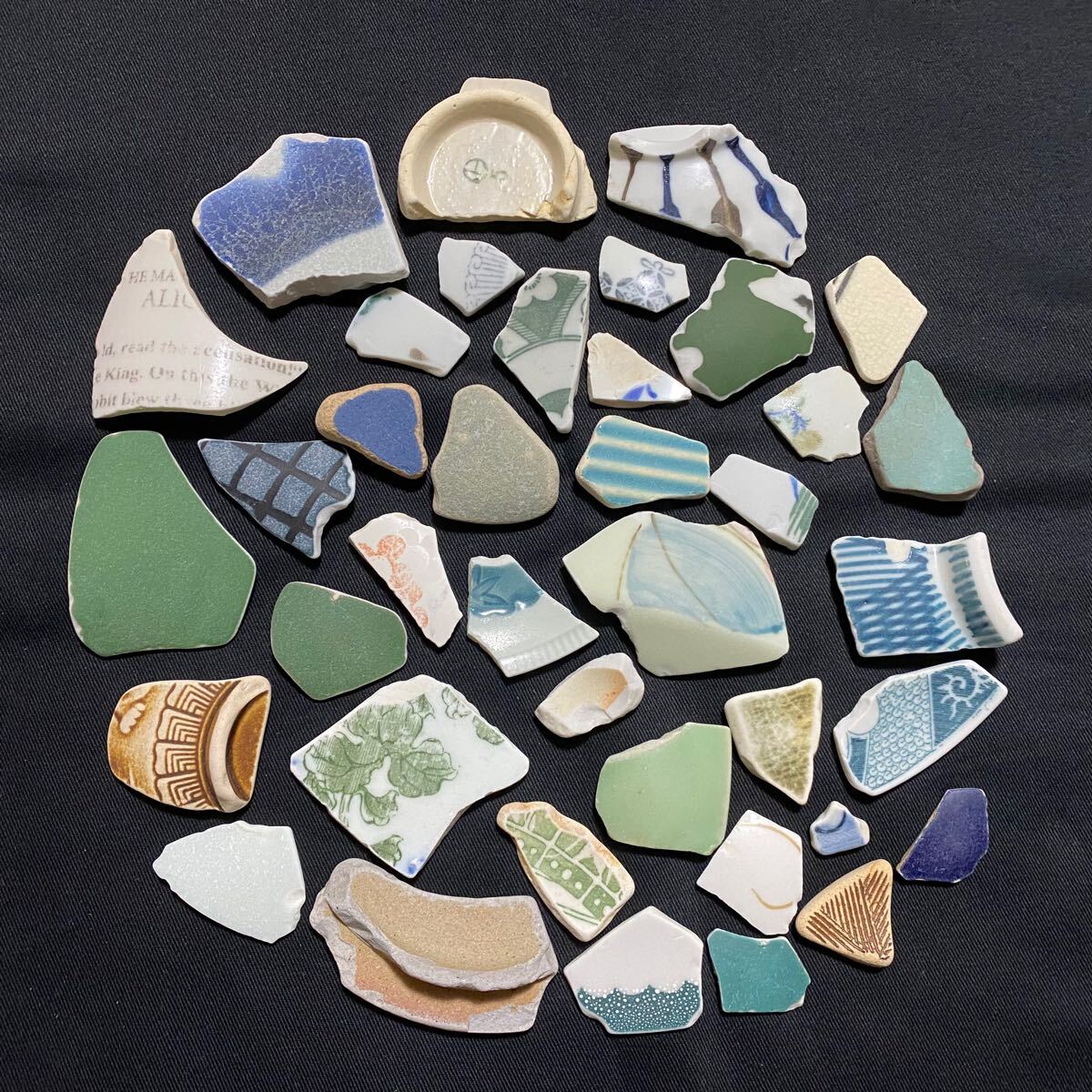 ★☆シートウキ 350g S902 瀬戸内海 にて採取しました!!!カラフルセット☆★ 陶片 シーチャイナ 陶器 粗め工作や作品造りにどうぞ拍卖