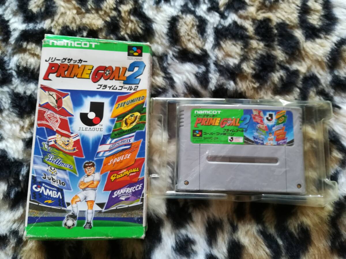【クリーニング・動作確認済み】SFC Jリーグサッカー プライムゴール2 箱あり 拍卖