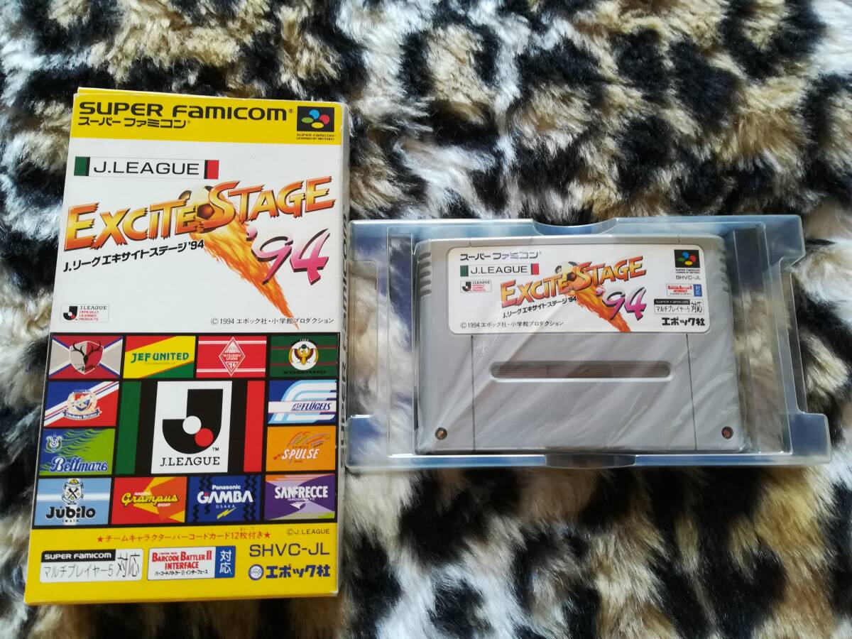 【クリーニング・動作確認済み】SFC Jリーグエキサイトステージ94 箱あり 拍卖