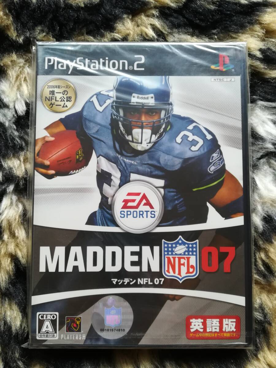 【新品デッドストック】PS2 マッデンNFL 07(英語版)/MADDEN NFL 07(英語版) 同梱可拍卖