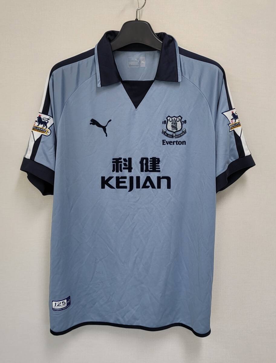 03-04 エバートン Everton(3rd)#18 ルーニ ROONEY 125th Umbro正規 半袖 プレミアリーグ XL拍卖