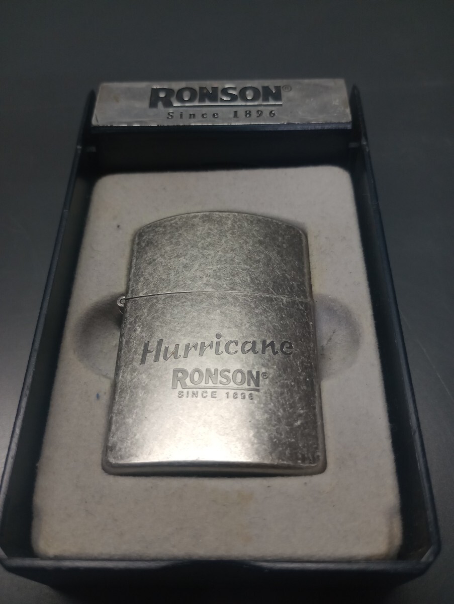 RONSON HURRICANE righer 使用期間短い 激レア レトロ オイルライター 喫煙具拍卖