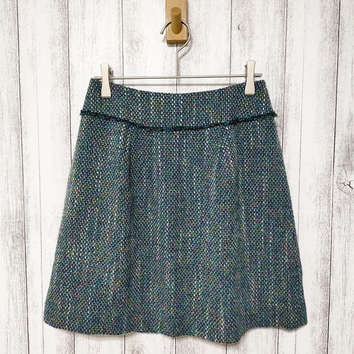 NOLLEY'S ノーリーズ (36) ツイード ミニスカート拍卖