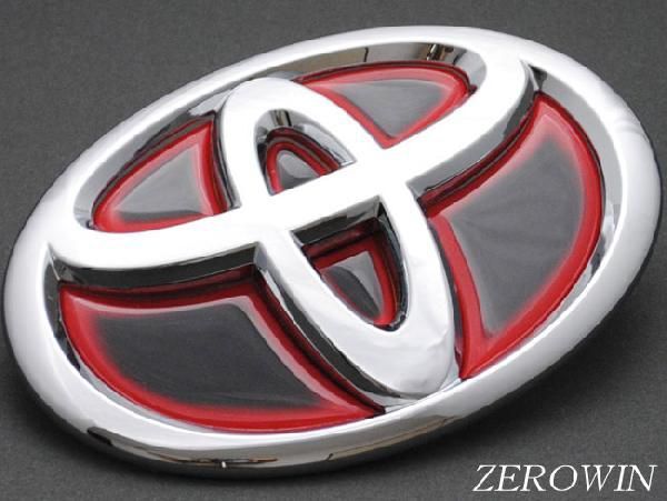トヨタ ヒートレッドエンブレムシート BDH-T04 ウレタン樹脂盛 純正エンブレムに簡単貼付 ZEROWIN拍卖
