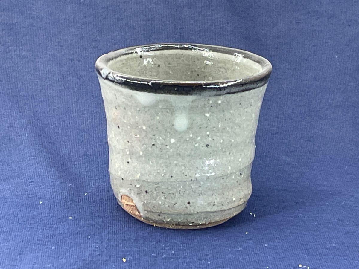 唐津焼 ぐい呑 皮鯨 絵唐津 酒盃 B-46 拍卖