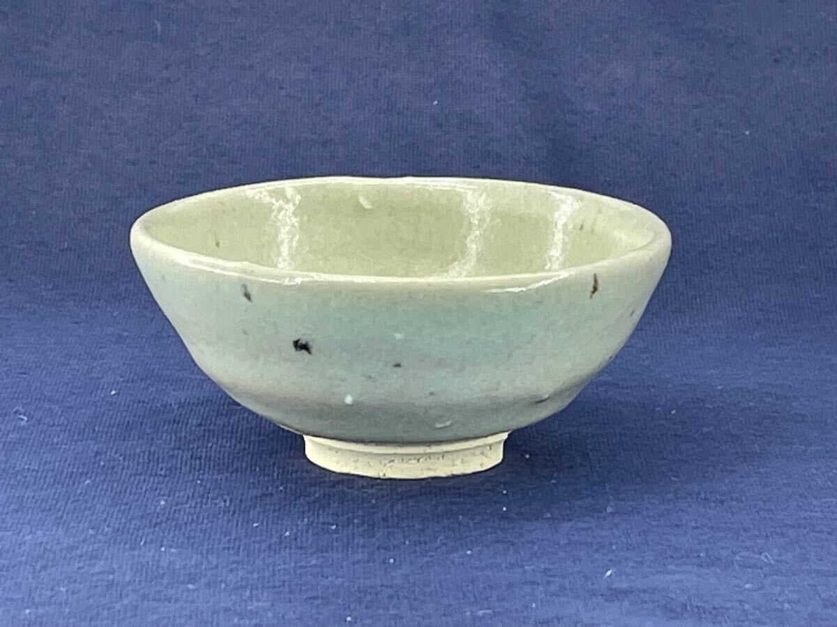 ◇唐津焼 ぐい呑 ワラ灰釉唐津 酒盃 C-35拍卖