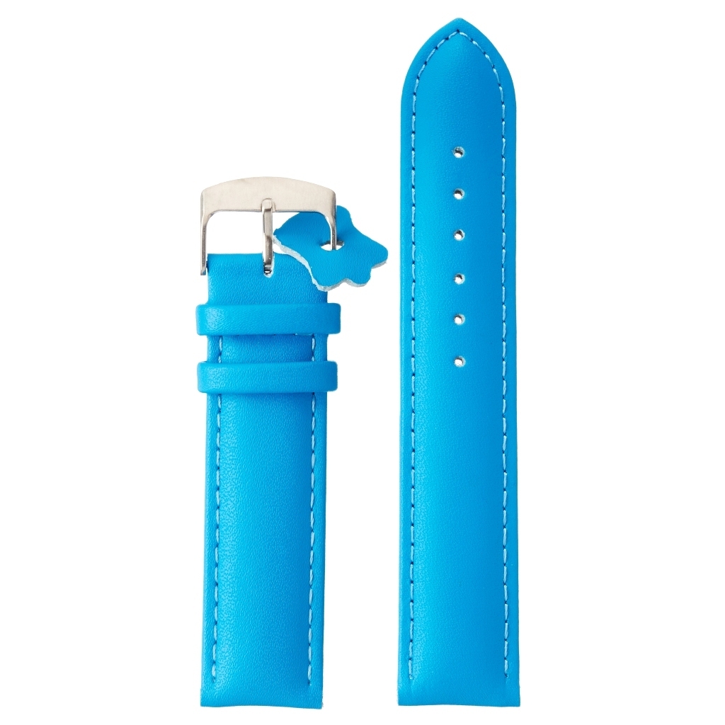 スペイン Diloy 20mm レザー 腕時計ベルト 302エッセンシャル バンド 本革(スカイブルー)拍卖