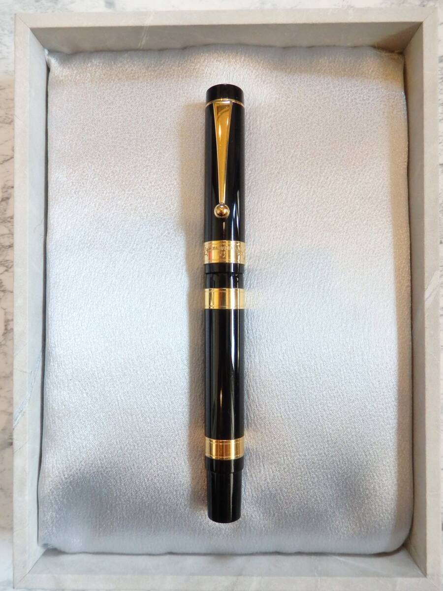 ◆【きれいなお品】【送料230円~】マルゼン 125周年記念万年筆 ペン先:14K585ソリッドゴールド M拍卖