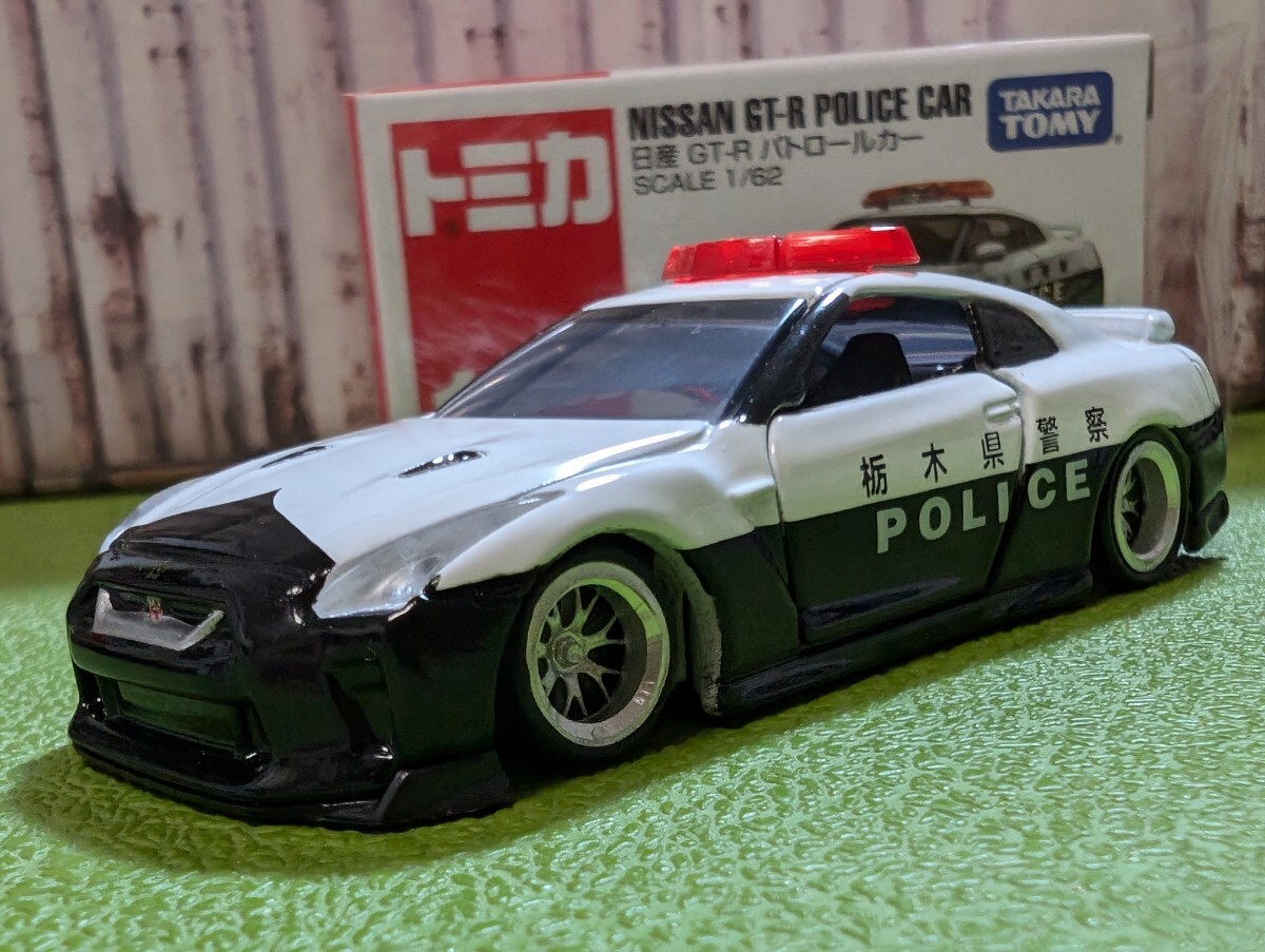 ★トミカプレミアム 日産 GT-Rパトロールカー改深リム、ローダウン他にも色々出品中!拍卖
