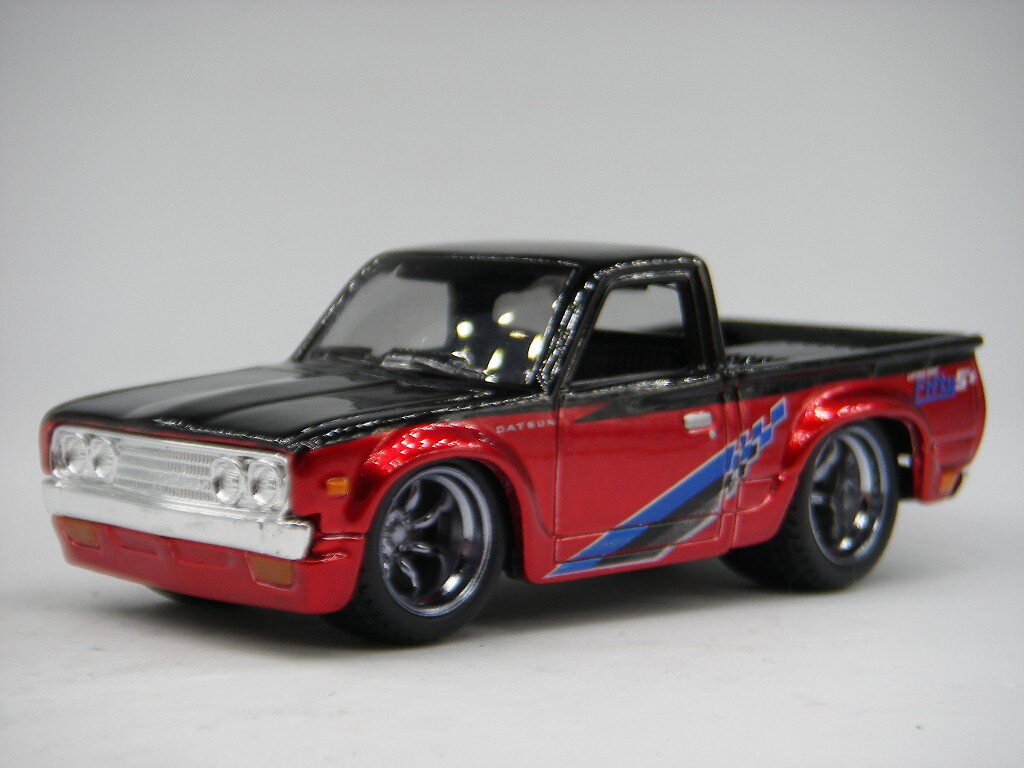 マイスト 1/55 (赤黒) '75 ダットサン 620 トラック <ルース> Maisto 拍卖