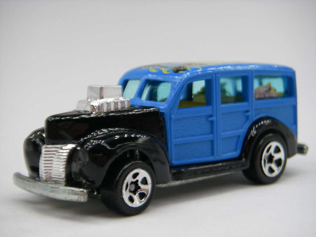 ホットウィール (黒青) '40s ウッディ Woodie <ルース> Hot Wheels 拍卖