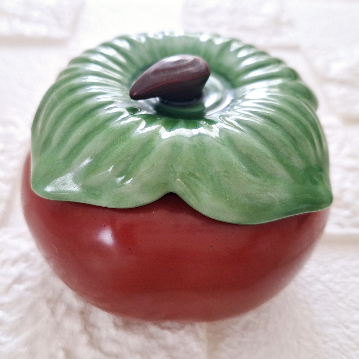 ◆柿◆カキ◆陶器◆置物◆オブジェ◆小物入れ◆拍卖