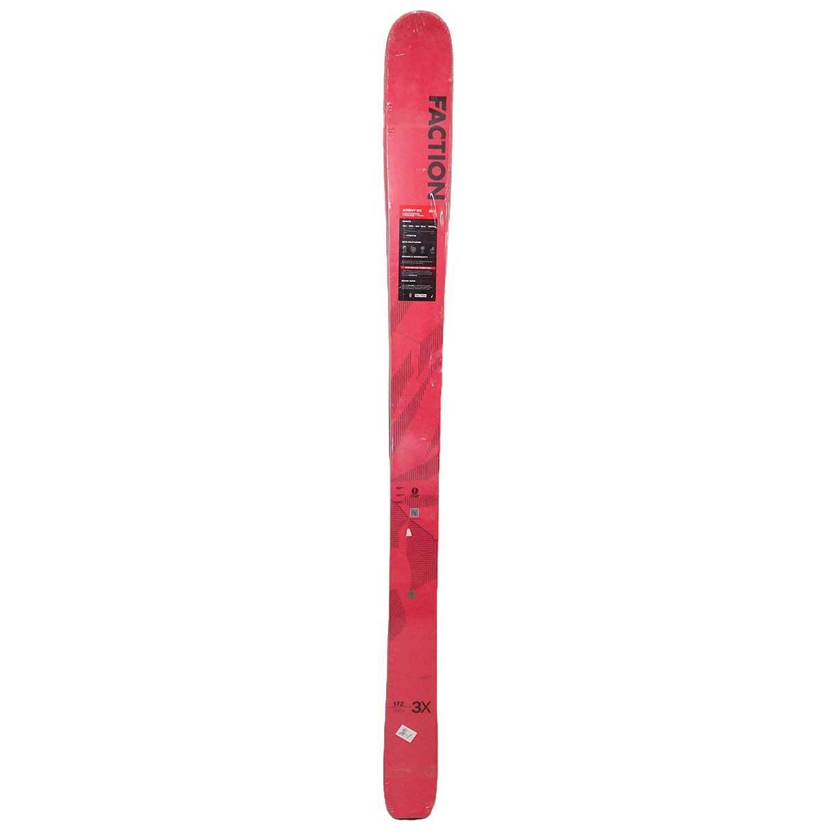 【中古・未使用品】FACTION SKI 2025モデル AGENT 3X エージェント3 エックス スキー板 24-25 ファクション Lightweight Freeride + Tour拍卖